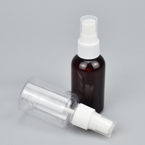Amber Plastic Spray <b>Bottle</b> 60ml Pump Sprayer Portable <b>Light</b> Proof <b>For</b> Personal Care Household Packaging - Product Image 4