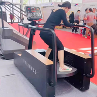 Machine d'entraînement au surf en métal de qualité industrielle, centrifugeuse à mouvement ondulatoire de grande envergure pour clubs de fitness, gymnases et studios