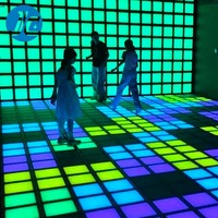 Équipement publicitaire interactif à LED Jeu de sol projeté Activation de piste de danse à LED pour une utilisation intérieure/extérieure