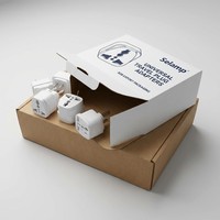 Adaptateur de prise universel 16A US EU UK vers Allemagne France Schuko, convertisseur de courant de voyage avec mise à la terre pour prises murales européennes