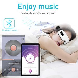 Masajeador Ocular Inteligente con Bluetooth, Instrumento para el Cuidado de los Ojos con Música, Compresa Caliente, Vibración y Masaje para Aliviar la Fatiga, Máscara para Dormir - Product Image 4