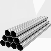 Tuyau en acier inoxydable poli sans soudure 304/316L haute pression, soudé et fileté, tube AISI pour systèmes de plomberie d'échappement