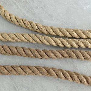 Denizcilik Manila Halatı 3 Katlı Bükümlü Sisal Jüt Halat Pilot Merdiveni Gemi Çekme 20mm 22mm Kenevir Halat - Product Image 5