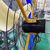 Ventilateur pour bétail à grand volume et faible bruit avec boîtier en plastique résistant aux intempéries pour l'agriculture et les hangars