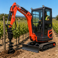 Mini-excavatrice micro de 1,8 tonne, engin de terrassement sur chenilles, liste de prix, en promotion