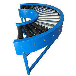 Yerçekimi Destekli Endüstriyel Paketleme Deposu Taşıma Hattı Paslanmaz Çelik Rulolu Konveyör - Product Image 2