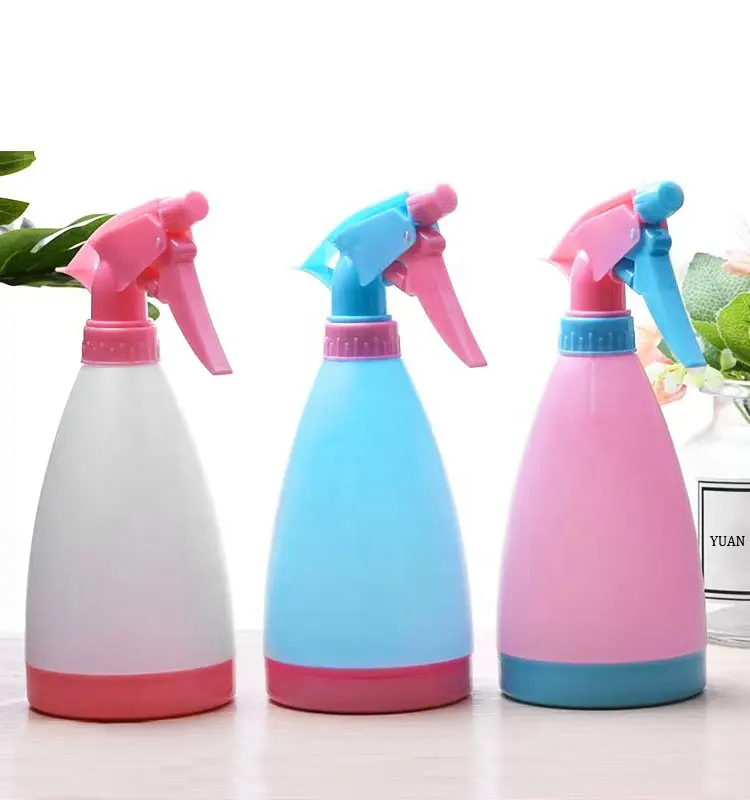 Últimas 500ml Plástico Spray Garrafa Embalagem Personalizado Jardim/Quarto Spray Garrafa Gatilho Spray Garrafa