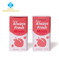 Wholesale Customized Hard Sour Flavoured Sugar-Free Xylitol Sweetened Mints Bulk Candy with Sweet Taste