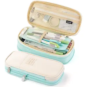 Big Capacity Pencil Pen Case Office College School Large Storage High Capacity Bag Pouch Holder Box