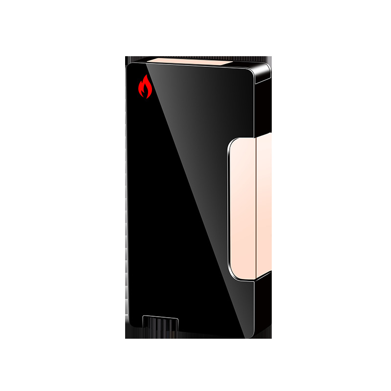 Креативная зажигалка с прямым синим пламенем