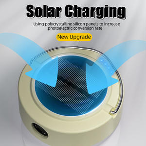 Linterna LED <span class=keywords><strong>Solar</strong></span>, Lámpara de Camping para Exteriores, Luz <span class=keywords><strong>Solar</strong></span> con 8 Modos de Iluminación, Lámpara Impermeable para Tienda de Campaña, para Cortes de Energía, Emergencias, Senderismo - Product Image 4