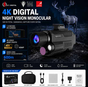 8X Digital Zoom High Power Night Vision Scope Long <b>Range</b> Infrared Digital Night Vision Goggles for Hunting Accessories - Product Image 1