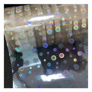 Pellicola olografica a cerchio trasparente con ologramma BOPP - Product Image 3