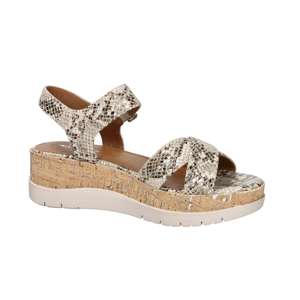 Tamaris Women's <b>Wedge</b> Sandal Beige 5 Cm Heel Size 41 <b>Platform</b> Summer Shoes - Product Image 2