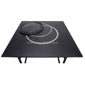 Nhà Máy Bán buôn thép di động than BBQ nướng đặt đóng dấu gấp bảng cho dã ngoại ngoài trời & cắm trại - Product Image 6