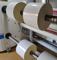 Chine Fabricant d'origine 80gsm auto-adhésif haute brillance enduit papier autocollant étiquette Jumbo rouleau