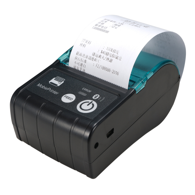 VTR VTR-58P 58MM Mini Portable Mobile Terminal Thermal Pocket Printer with Free SDK 203dpi +USB Interfaces
