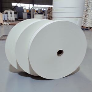 Vaso de papel con revestimiento de PE de doble cara, precio mayorista, de pared simple o doble, para alimentos, sándwiches, azúcar, pasteles, ensaladas, etc. - Product Image 1