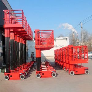 Mobile Telescopic <b>Work</b> <b>Platform</b> Electric Hydraulic 3.6m 4.8m 6m 8m Personnel Lifts Self-propelled Vertical Mast - Product Image 6