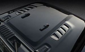 Sdesi 10e anniversaire 2 pièces accessoires <span class=keywords><strong>de</strong></span> voiture garniture extérieure capot <span class=keywords><strong>sortie</strong></span> d'air évent Grille couverture pour Jeep Wrangle JL 2018 + - Product Image 5