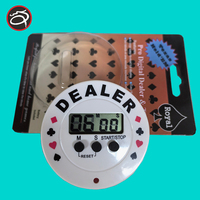 QINLONG luxe 99 minutes compte à rebours Texas Hold'em concessionnaire minuterie bouton Match pour les joueurs Poker divertissement amateurs plastique