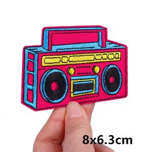 Patchs brodés personnalisés en gros pour usine, motifs de dessins animés mignons et musicaux, thermocollants pour vêtements et décoration DIY - Product Image 4