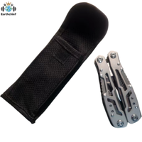 Couteau de poche multifonction en acier inoxydable, pinces pliantes, mini outils de réparation portables multi-usages pour l'extérieur