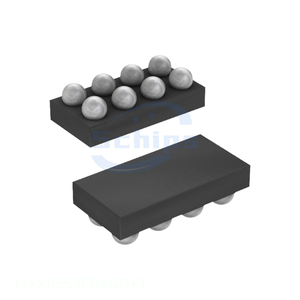 ไอซีควบคุมแรงดันไฟฟ้าแบบเชิงเส้น 3V/3V 8UCSP BOM ไอซีในสต็อก ระบบจัดการพลังงาน (PMIC) MAX8559EBAGG+T ซื้ออุปกรณ์อิเล็กทรอนิกส์ออนไลน์ 8 WFBGA, CSPBG - Product Image 1