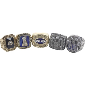 Ensemble de bagues de champion du Super Bowl des <span class=keywords><strong>New</strong></span> <span class=keywords><strong>York</strong></span> Giants 1986, 1990, 2007, 2011, serties de zircon, bijoux pour les fans de la NFL - Product Image 1