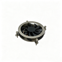 Refroidisseur de processeur en aluminium tout-en-un 65W à 4 broches, dissipateur thermique 95*95*21mm pour LGA 1200 115X 1700 HTPC Mini-ITX Ordinateur tout-en-un