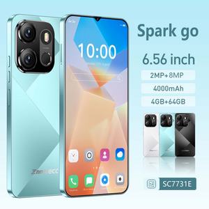 Venta al por mayor de fábrica: Teléfono inteligente ZNNXECC Spark Go 4GB+64GB con pantalla HD de 6.6 pulgadas, doble SIM, doble modo de espera, 2G/3G, alemán, francés, envío rápido. - Product Image 4