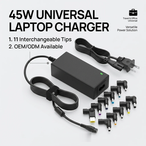 อะแดปเตอร์โน้ตบุ๊ค 45W สำหรับ HP Dell Acer Asus <span class=keywords><strong>Samsung</strong></span> Sony Toshiba Fujitsu Gateway Delta NEC Liteon โน้ตบุ๊ค Chromebook - Product Image 1