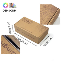 Boîtes en carton ondulé E-Flute avec logo personnalisé pour l'emballage et l'expédition de parfums, de rouges à lèvres et de cosmétiques