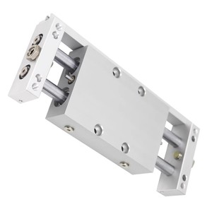 Cylindre à double tige coulissante STWA 10/16/20/25/32*25/50/75 Corps en aluminium Type standard à double action - Product Image 1