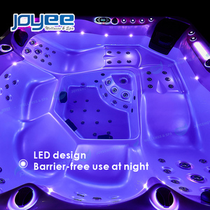 Joyee Hot Bán 5 Người Xoáy Tắm Thoải Mái Cổ Thác Whilrpool Sâu Ngâm Spa Ngoài Trời Với Jacuzzier Chức Năng - Product Image 3