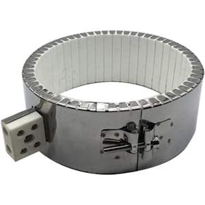 Chauffage à bande céramique blanc GJWBAKS 220V, diamètre intérieur 120 mm, hauteur 60/120/170 mm, température maximale 800°C, équipement de transfert de chaleur - Product Image 1