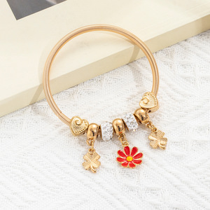 Fashion <b>Beaded</b> <b>Bracelet</b> Tibetan Silver Zircon Animal Charm Women's Gift Jewelry - Product Image 2