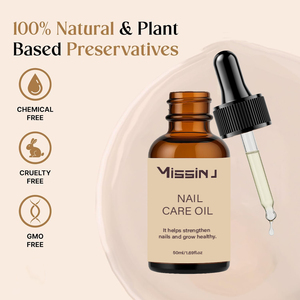 Huile Professionnelle 50ml pour Soin des Ongles aux Herbes, Mélange <span class=keywords><strong>Vitamine</strong></span> E et Jojoba, Absorption Rapide, Fortifiant et Stimulant la Croissance des Ongles, Réparation Fongique, Usage Salon et Domicile - Product Image 2