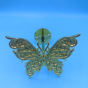 Butterfly Curtain Hooks Warm Gold Anti Rust Traditional Design <b>Hardware</b> Accessories For Curtains - Product Image 4