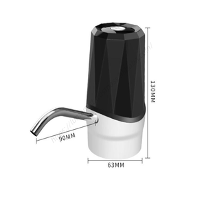 Distributeur d'eau portable HJH09 rechargeable par mini USB, pompe à boisson automatique noire avec chargeur – Vente en gros - Product Image 5