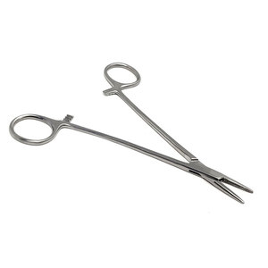Mecanismo de Bloqueo para Agujas Quirúrgicas Veterinarias, para Procedimientos de Sutura, Pinza Reutilizable de Acero Inoxidable para Sujetar Agujas - Product Image 5