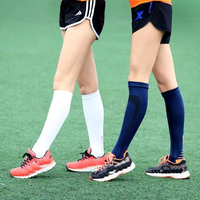 Chaussettes de sport d'été pour femmes, chaussettes de compression en bambou pour la course à pied, chaussettes de genou