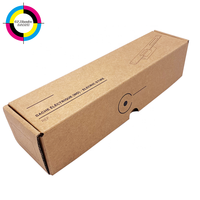 Vente flash - Boîte longue en carton ondulé en papier kraft écologique fabriqué à partir de matériaux recyclés |   Emballage robuste imprimé avec logo personnalisé, aseptique