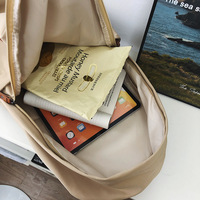 Sac à dos d'ordinateur noir étanche de grande capacité High Sense pour hommes et femmes couleur unie-pour les voyages au lycée et au collège