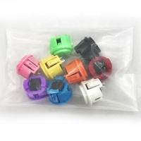 100 boutons poussoirs personnalisables à latence nulle pour accessoires de jeux d'arcade, 30 mm, borne 2,8 mm, bouton d'arcade Sanwa