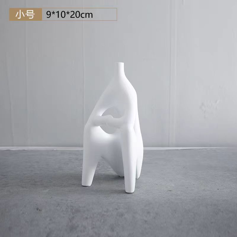 No head small size-dumb white