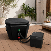 Refroidisseur de bain de glace personnalisé 1/2HP avec pompe filtrante intégrée, conception silencieuse et refroidissement rapide pour la récupération des athlètes