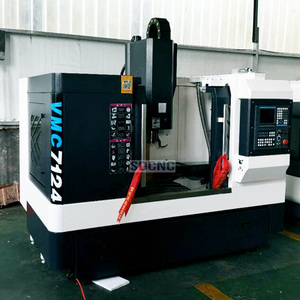 Fresadora vertical económica marca SDCNC tipo XH7124 con guías rígidas individuales BT30 / GSK 4 ejes para mecanizado de servicio medio XH7124 CN - Product Image 5