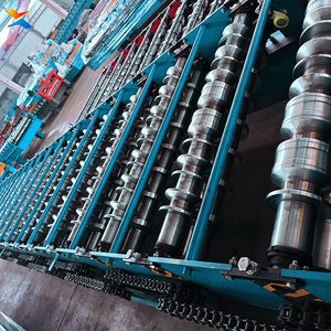 Máquina perfiladora <span class=keywords><strong>de</strong></span> tejas <span class=keywords><strong>de</strong></span> <span class=keywords><strong>acero</strong></span> corrugado IBR con control PLC, certificación CE Xinnuo, con engranajes y motor <span class=keywords><strong>de</strong></span> 380V, fácil operación. - Product Image 4