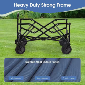 Vente en gros d'assurance qualité chariot de plage de camping chariot de plage pliable pour bébé wagon - Product Image 4